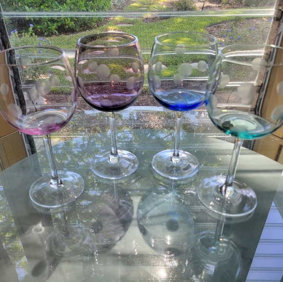 WATERFORD Marquis 4 crystal wine goblets